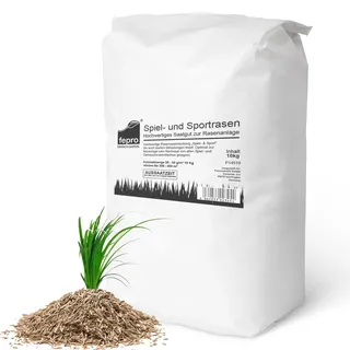 FEPRO® Rasensamen Sport und Spiel schnellkeimend, dürreresistent, robust, tiefgrün - 10 kg