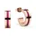BERING Creolen 725-399-05 rosegold/lila/transparent 725-399-05