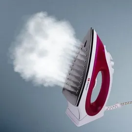 Alpina Dampfbügeleisen 2000W rosa/weiß