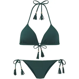 ELBSAND Triangel-Bikini Damen petrol Gr.38 Cup A/B