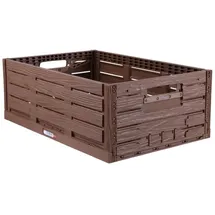 BestLivings Faltbox 60 x 40 x 21,8 cm 22-tlg. braun