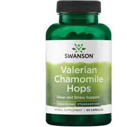 Swanson Baldrian Kamille Hopfen 60 St