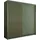 bettso Schiebetürenschrank TIARA 203 x 216 x 62 cm Grün