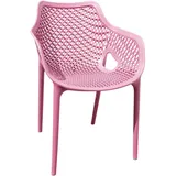 Trisens Gartensessel 46 x 44 x 82 cm rosa 12198