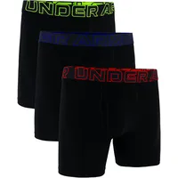 Under Armour Boxershort 3er Pack in Schwarz/Hellgrün/Blau/Rot | Gr.: