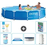 Frame Pool Rund - 366x76 Cm - 7-teilig  S72
