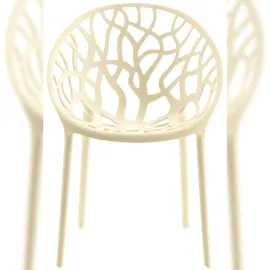 CLP Hope Stapelstuhl 59 x 60 x 80 cm creme 2 St.