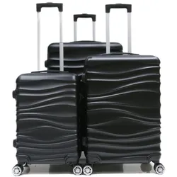Reisekoffer Koffer 3 tlg Hartschale Trolley Set Kofferset Handgepäck