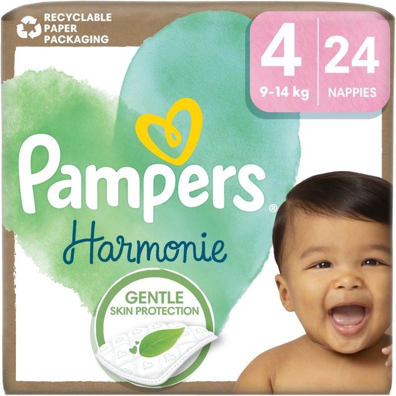 Pampers Harmonie Size 4 Einwegwindeln 9-14 kg 24 St.