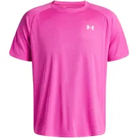 Under Armour Tech Strukturiertes Trainingsshirt Herren 652 - rebel pink/white S