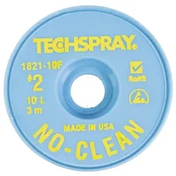 No-Clean Entlötlitze, 1,4mm, 3,0m, gelb