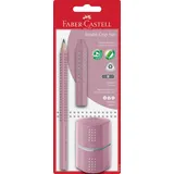 Faber-Castell GRIP Bleistift-Set B rose shadow, 1 Set