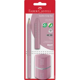 Faber-Castell GRIP Bleistift-Set B rose shadow, 1 Set