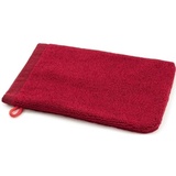 BASSETTI New Shades Waschhandschuh aus 100% Baumwolle in der Farbe Bordeaux 63, Maße: 16x12 cm