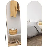 ComfortXL Standspiegel, Gold, Glas, 50x150x3.6 cm, Spiegel, Standspiegel
