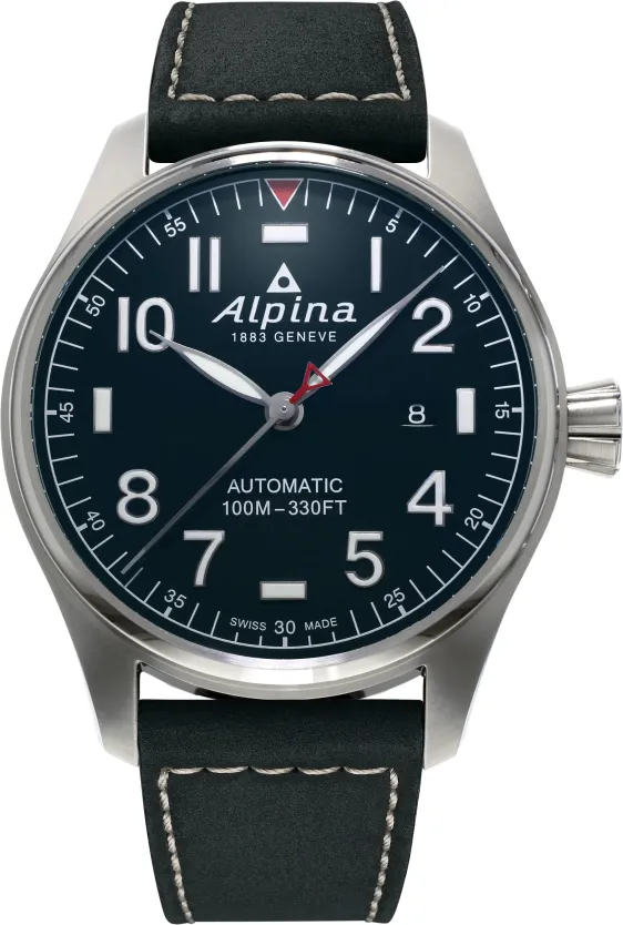 Alpina Startimer Collection Startimer Pilot Automatic 44mm AL-525NN4S6 - grau,schwarz - 44mm