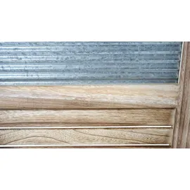 Mendler Paravent HWC-D27, Raumteiler Trennwand spanische Wand Sichtschutz, Holz Metall 170x160x2cm