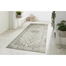 -luxor- living Prima 3 Kurzflorteppich 80 x 200 cm Beige/Weiß