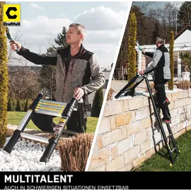 Craftfull CF-102A Klappleiter 2 Stufen