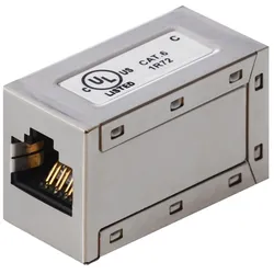 EFB-Elektronik CAT 6 Kupplung RJ45 Modularkupplung (RJ45 Verbinder geschirmt)