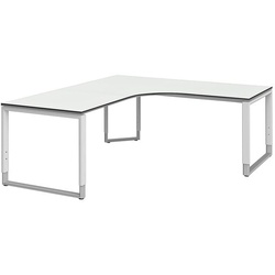 röhr Winkel-Schreibtisch »Objekt Plus« 90° Winkel links weiß, 180x82x80 cm