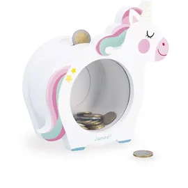 Janod Einhorn Spardose - Multicolor - One Size