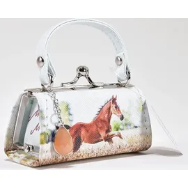 WINFRIED KÖGLER GMBH Kögler Mario Moreno Geldbörse laufendes Fohlen Münzbörse Mini Bag Glitzerstein