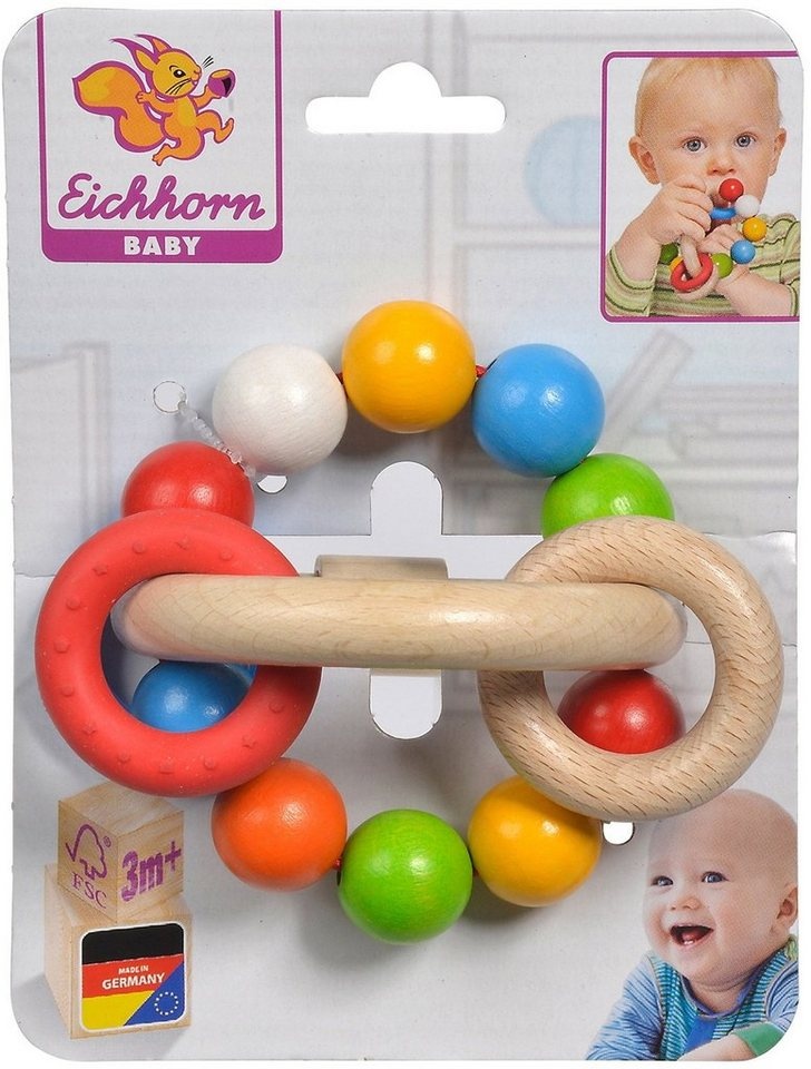 Eichhorn Greifspielzeug Baby Babywelt 3D Greifling 100017040