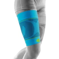 Bauerfeind Sports Unisex Compression Sleeves Upper Leg - lang blau