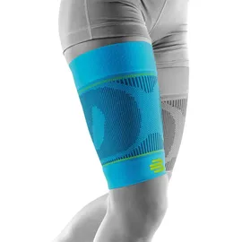 Bauerfeind Sports Unisex Compression Sleeves Upper Leg - lang blau