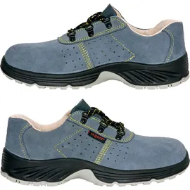 Urgent Arbeitsschuhe Sicherheitsschuhe Halbschuh Schutzschuhe Stahlkappe S1 NEU (205S1) Gr. 45 - Grau - 45