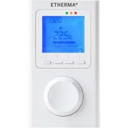 Etherma Funk-Raumthermostat mit Uhr, LCD-Anzeige ET-14A