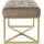 Kayoom Hockerbank Cameron 125 Polyester 90 x 40 x 40 cm Braun