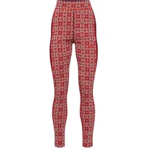 KARI TRAA Rose Funktionsunterhose Damen in burgundy red, Größe L - rot