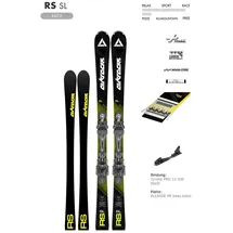 Airtracks Master Pro RS SL Slalom Ski Rennski Racecarver mit Bindung Tyrolia PRW 12 GW - Ski