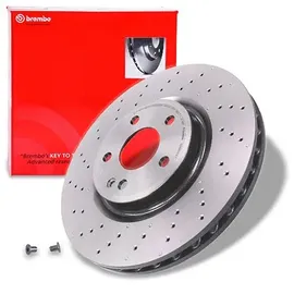 Brembo Bremsscheibe PRIME LINE - UV Coated Disc Vorne Gelocht [Hersteller-Nr. 09.B807.51
