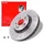 Brembo Bremsscheibe PRIME LINE - UV Coated Disc Vorne Gelocht [Hersteller-Nr. 09.B807.51