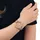 Tom Tailor 2100731 0 mm Kunstledergehäuse Gelbgold IP Sportarmband rosa