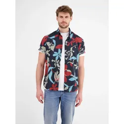 Sommerhemd in Hawaiian-Style - Classic Navy - S