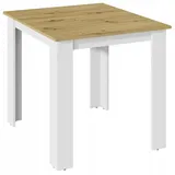 matkam Xxxl Tisch Eiche) (Artisan 80x75x80 cm, Esszimmer, Tische, Esstische