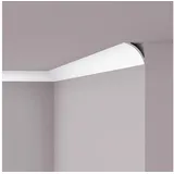 NOEL & MARQUET Eckleiste NMC NE3 Pure Weiß 2 St. 200 x 8,2 x 8,2 cm