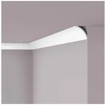 NOEL & MARQUET Eckleiste NMC NE3 Pure Weiß 2 St. 200 x 8,2 x 8,2 cm