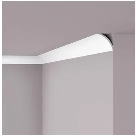 NOEL & MARQUET Eckleiste NMC NE3 Pure Weiß 2 St. 200 x 8,2 x 8,2 cm