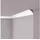 NOEL & MARQUET Eckleiste NMC NE3 Pure Weiß 2 St. 200 x 8,2 x 8,2 cm