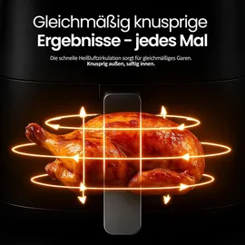 EMERIO Heißluftfritteuse AF-129369 schwarz