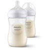 Avent Natural Response – 2x Babyflaschen, 260 ml, für Neugeborene ab 1 Monat, BPA-frei (Modell SCY903/02