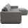 Musterring Eckcouch Polyester 3-Sitzer Grau