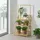 [en.casa] Pflanzenleiter 3-Ebenen 144 x 70 x 39,5 cm Natur