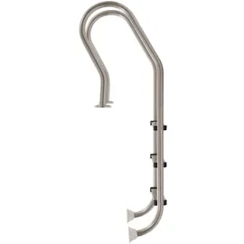 vidaXL Poolleiter 120 cm edelstahl 91760
