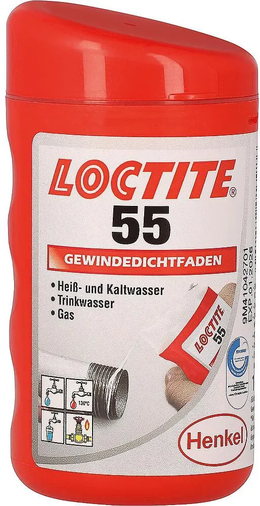 Preisvergleich Produktbild Gewindedichtfaden Loctite 55, 160m